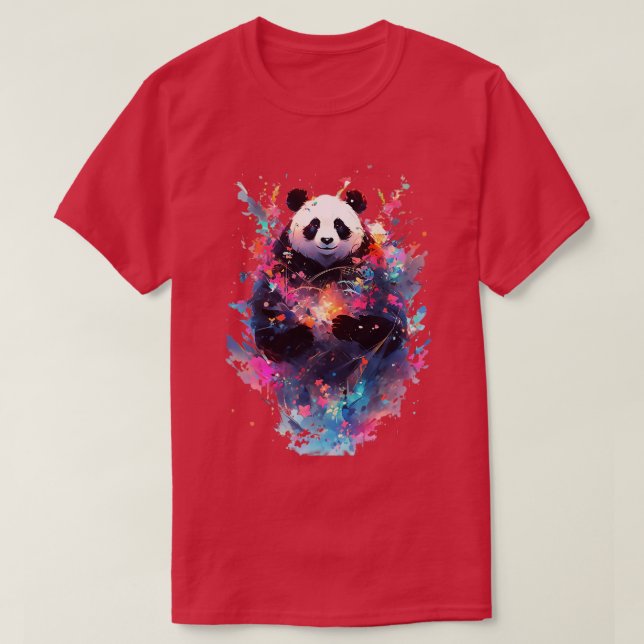Panda Paint T-Shirt (Design Front)