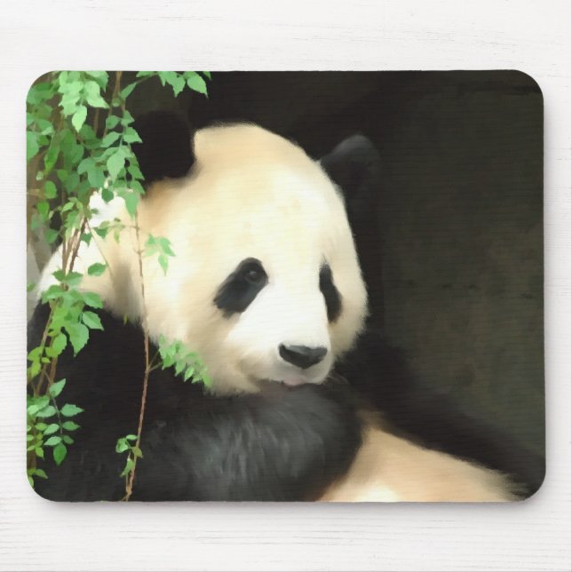 Panda Painting Mousepad (Front)