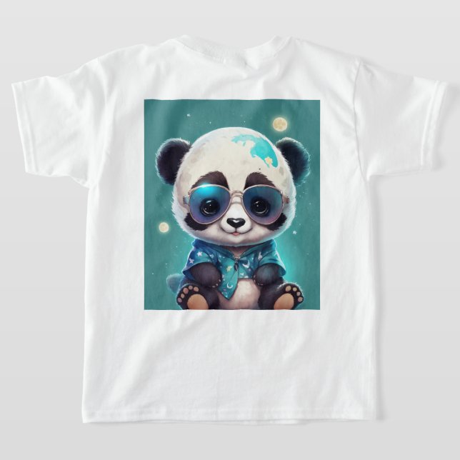 "Panda Palooza: Adorable Tee for Little Ones!"  (Laydown Back)