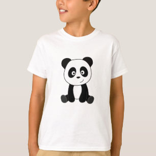 Panda Panda Bear Cute Animals Kids Teddy T-Shirt