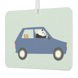 Panda panda pan! blue car air freshener
