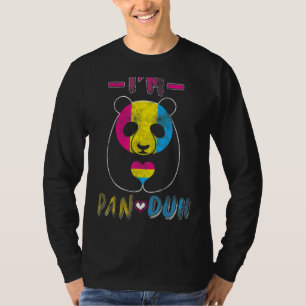 Panda Pansexual Lgbt Gay Pride I'm Pan Duh T-Shirt