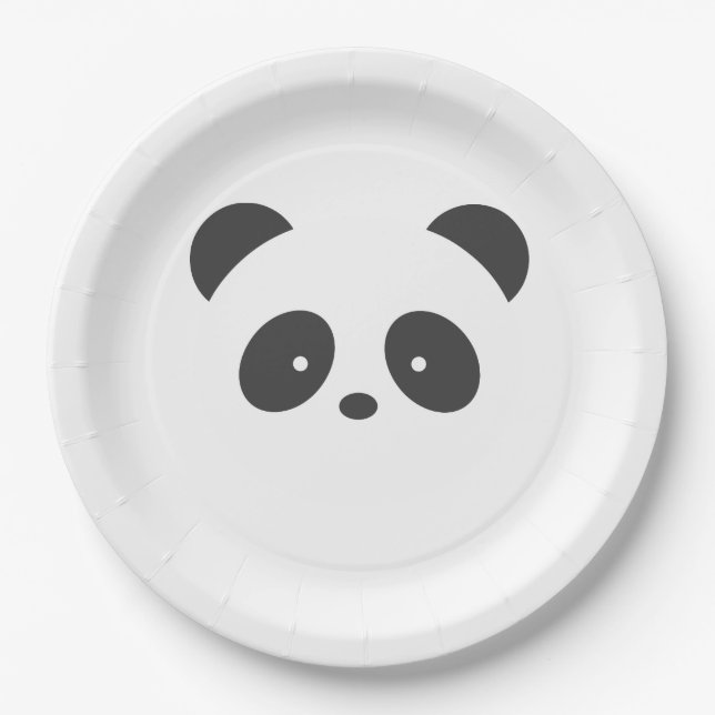 Panda Paper Plate (Front)
