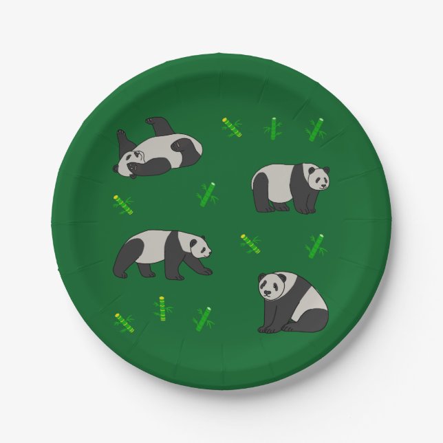 Panda Paper Plate (Front)