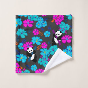 Panda Paradise Bloom Wash Cloth