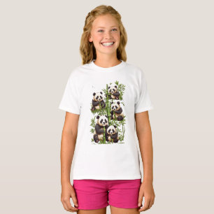 Panda Party: Bamboo Feast Design, T-Shirt