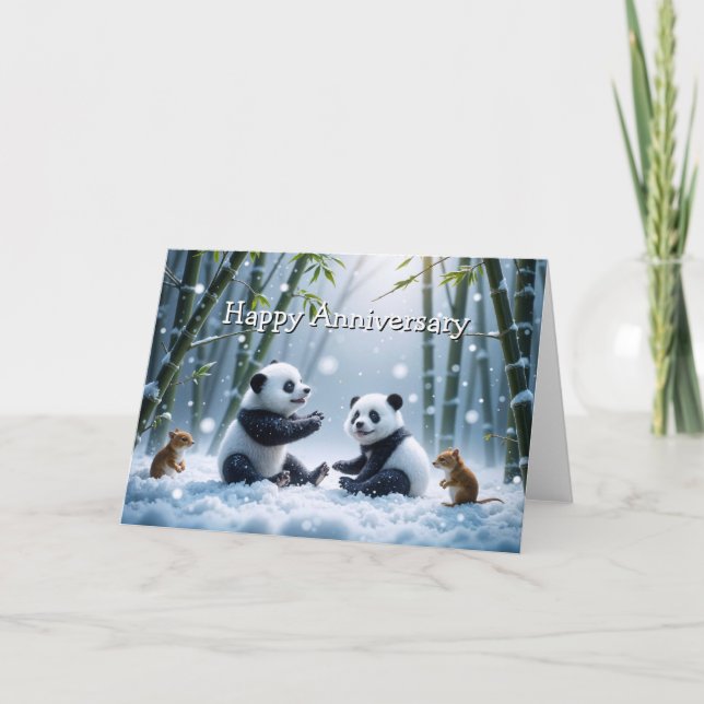 Panda Party Card (Front)