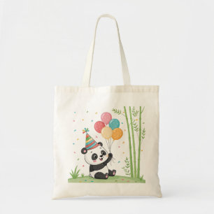 Panda Party Time Tote Bag