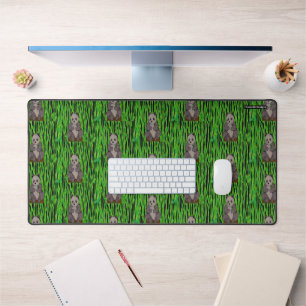 Panda (pattern) - Desk Mat