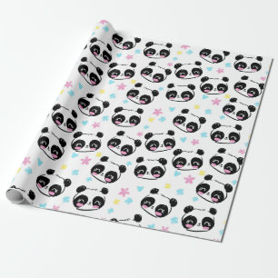 Panda Pattern Wrapping Paper