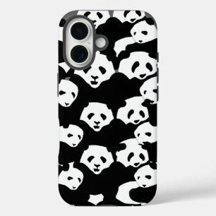 panda patterned iPhone 16 case