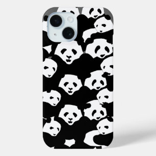 panda patterned iPhone 15 case