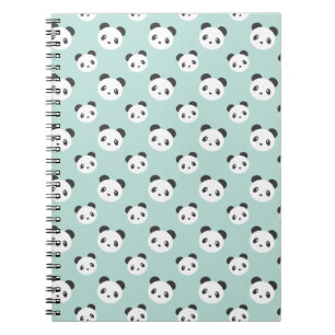 Panda patterned notebook