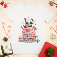 Panda & Pink Cupcake | Custom Christmas Women's