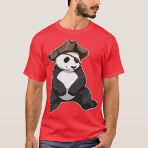 Panda Pirate Pirate hat T-Shirt