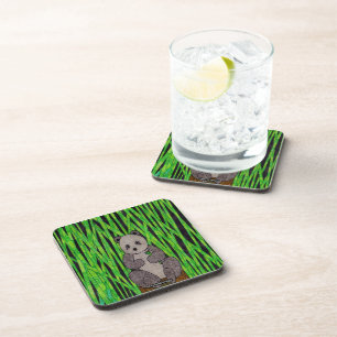Panda - Plastic Coaster