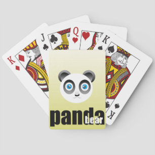 Panda Playing Cards