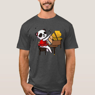 Panda Playing Piano T-Shirt