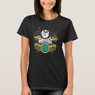 Panda Playing The Drums Bear Music Musician T-Shirt
