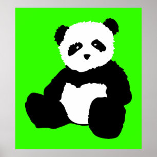 panda plush. poster