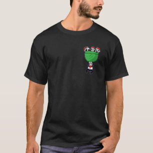 Panda Pocket Christmas Cute Kawaii Bear X-Mas Paja T-Shirt