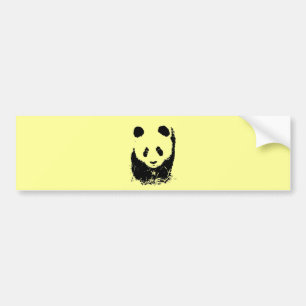 Panda Pop Art Bumper Sticker