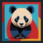 Panda pop art poster<br><div class="desc">Panda pop art Poster</div>