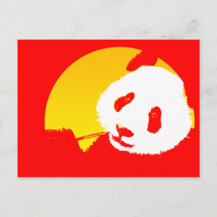 panda. postcard
