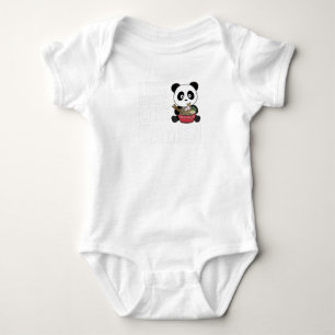 Panda Powered By Ramen Sweet Kawaii Noodle Pandas Baby Bodysuit