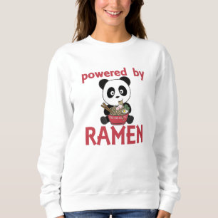 Panda Powered By Ramen Sweet Kawaii Noodle Pandas Sweatshirt