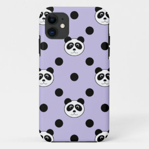 panda purple Case-Mate iPhone case