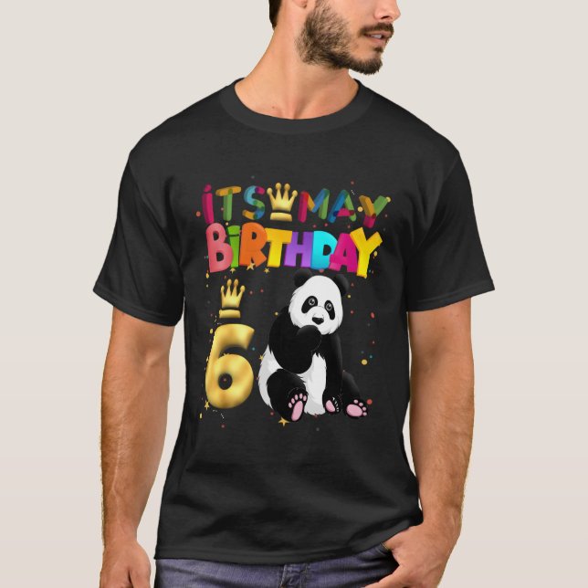 Panda Py Animal 6Th Panda T-Shirt (Front)