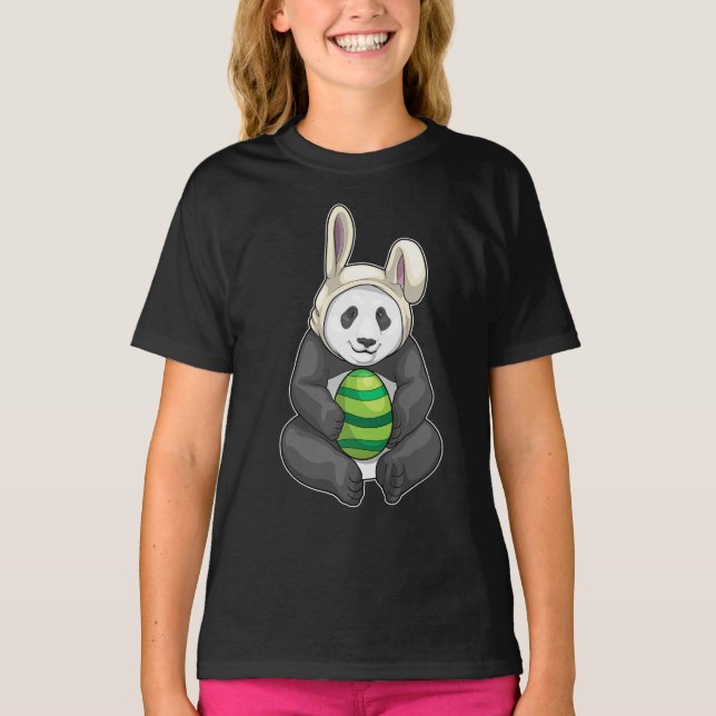 Panda Rabbit Easter Easter egg T-Shirt (Front)