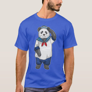 Panda Sailor Sailor cap T-Shirt