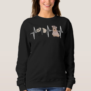 Panda Sealyham Terrier Heartbeat Dog Sweatshirt