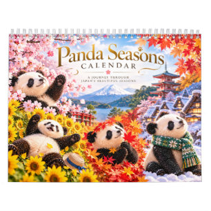 Panda Seasons Calendar – Cute Pandas in Japan