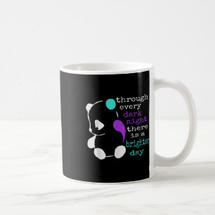 Panda Semicolon Gift Suicide Prevention Awareness Coffee Mug