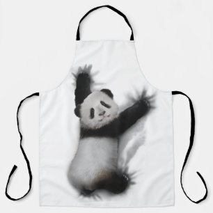 Panda Shirt Humourous Graphic Animal T-Shirt Gifts Apron