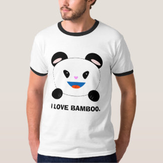 Panda Shirt , I LOVE BAMBOO.