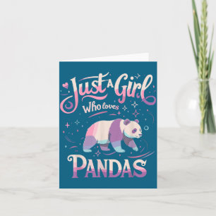 Panda Shirt Women Men Cute Funny Card