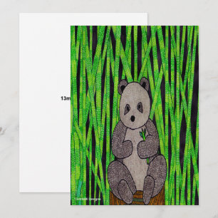 Panda (single) - Greeting Card