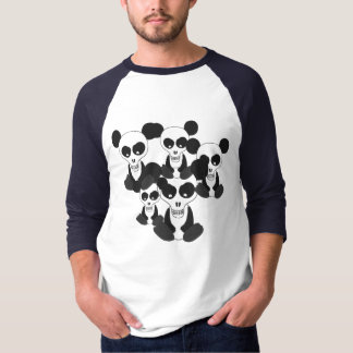 "Panda Skulls" Raglan T-Shirt