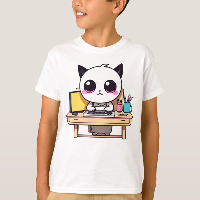 Panda Smile Before Eat T-Shirt (Front)