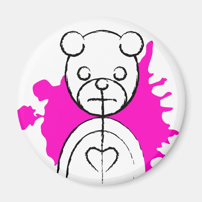 panda splatz. magnet (Front)