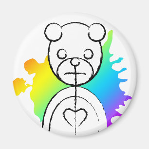 panda splatz. magnet
