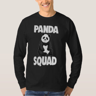 Panda Squad S Women Bear Cute Panda Love T-Shirt