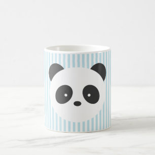 Panda striped mug