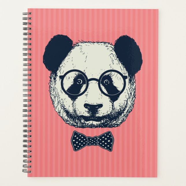Panda Stripes Planner (Front)