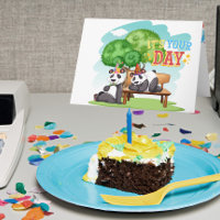 Panda Surprise Chill Outside Party Inside Birthday