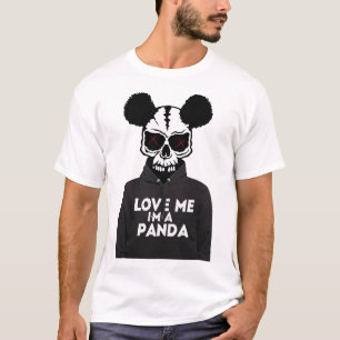 panda_tete_de_mort_crane_hipster_sweatshirt_love_m T-Shirt